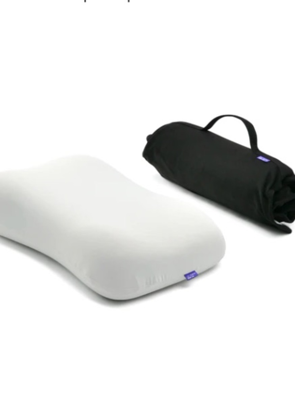 Cushion Lab Travel Deep Sleep Pillow, Black, NWT